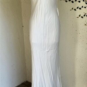 Meshki Kailey low back bridal dress